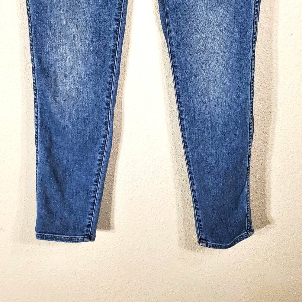 Madewell Blue Denim Skinny Crop Jeans Womens Size 26 High Rise 28x25 - Picture 3 of 14
